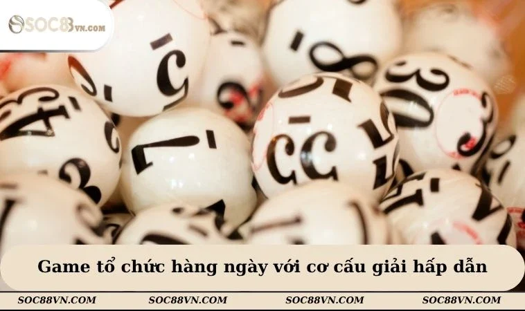 Game tổ chức hàng ngày với cơ cấu giải hấp dẫn